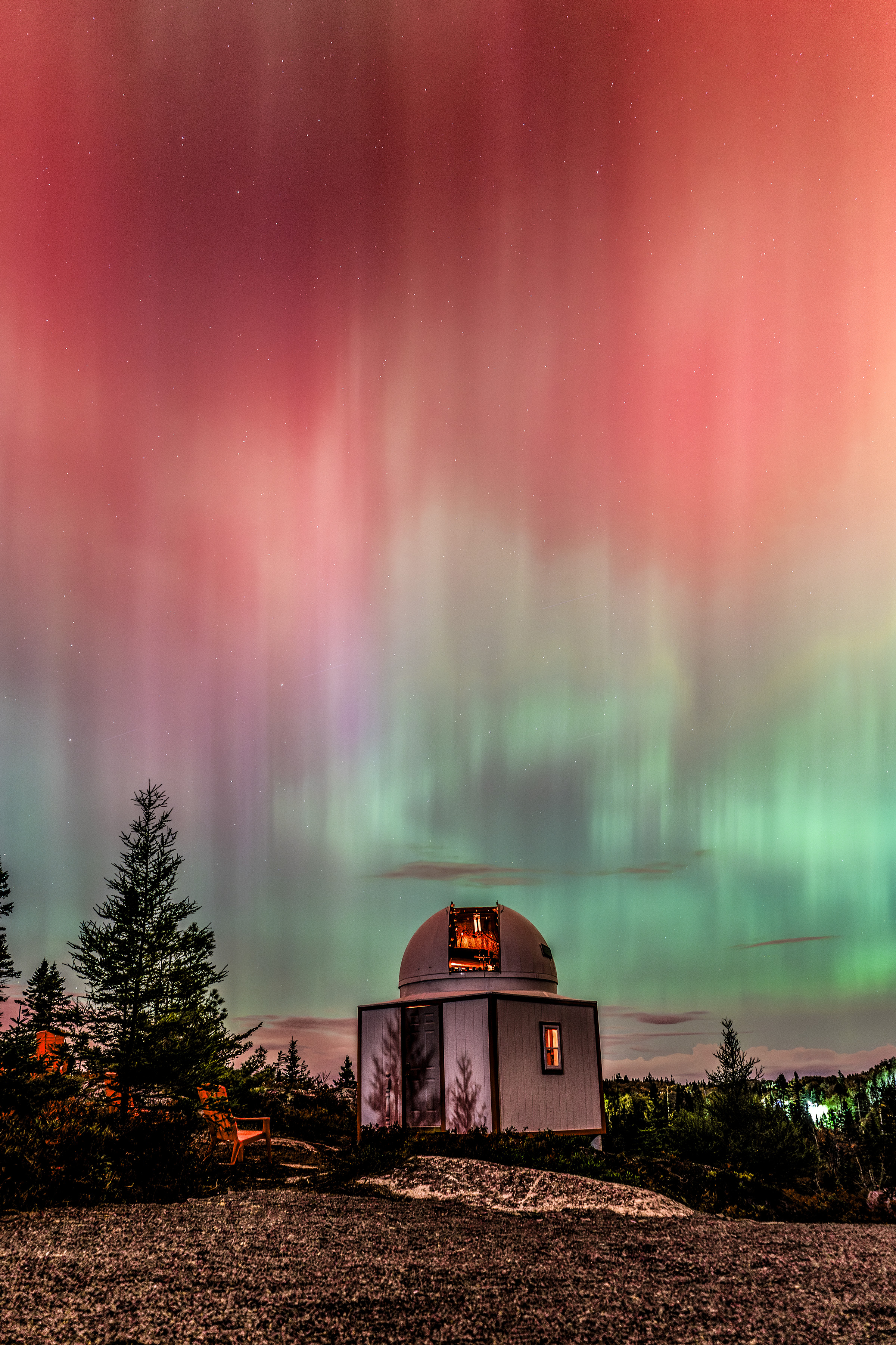 Aurora Over Abbey Ridge